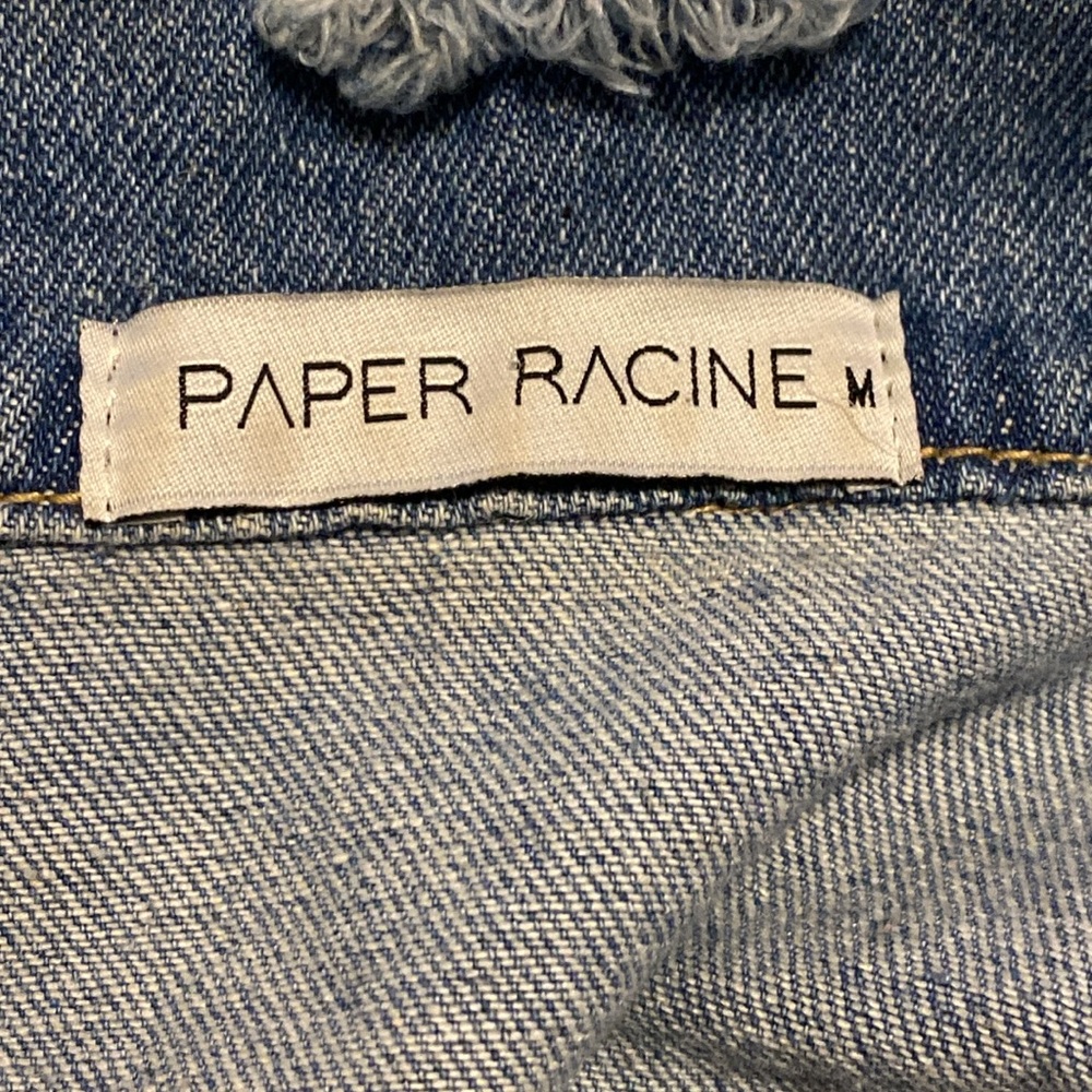 Paper Racine Women’s Distressed Jean Jacket - Picture 5 of 8